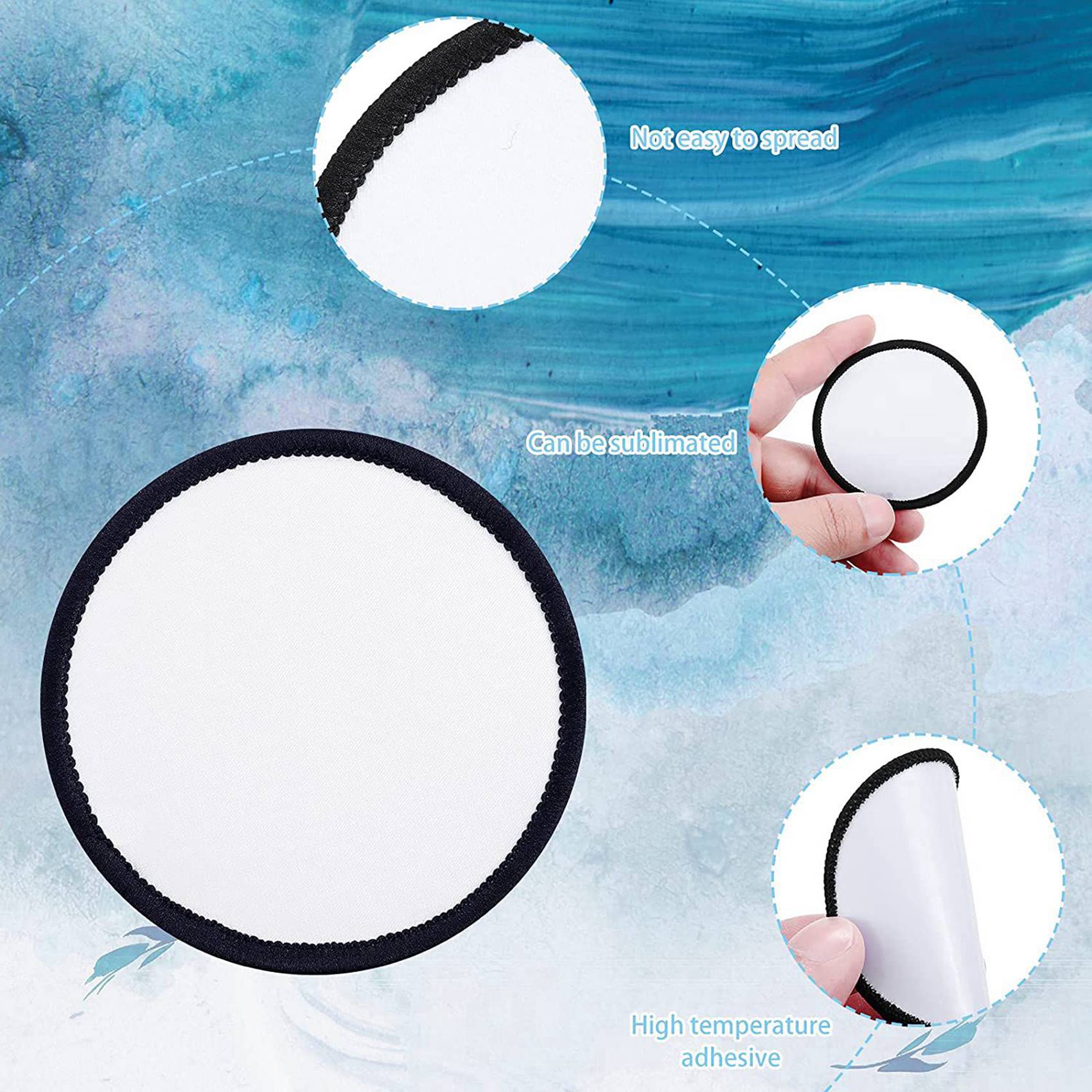 Hat Sublimation Blank - ABXF-48 Pieces Sublimation Patch Blanks Quality