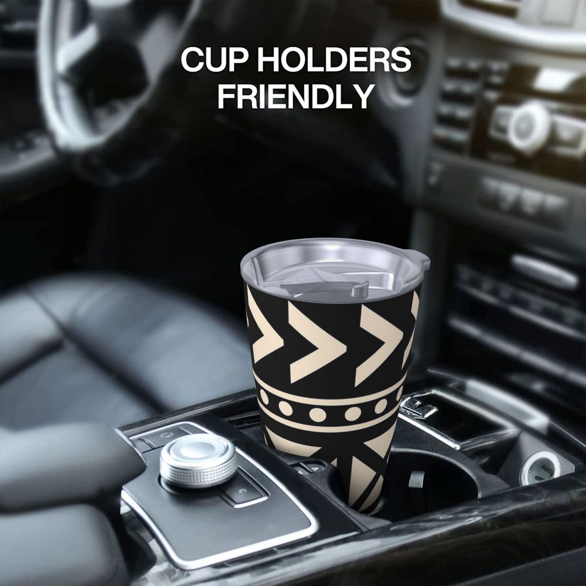 African Mud Cloth Black And Wh - Tumbler 20Oz White ulasan dan harga