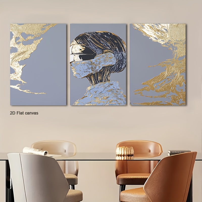 Frameless Canvas 3pcs -Framed  - Canvas Wrap Ready ulasan dan harga