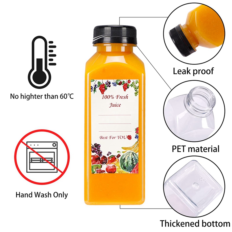 20Pcs 12Oz Empty Plastic Juice - Water Bottle Blank ulasan dan harga